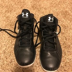 Boys Under Armour basketball shoes